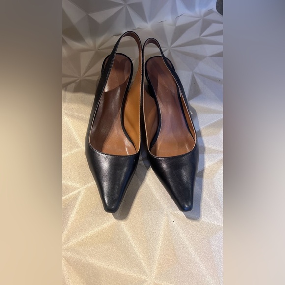 Rejina Pyo Black Slingback Heels size 37 - Picture 5 of 7